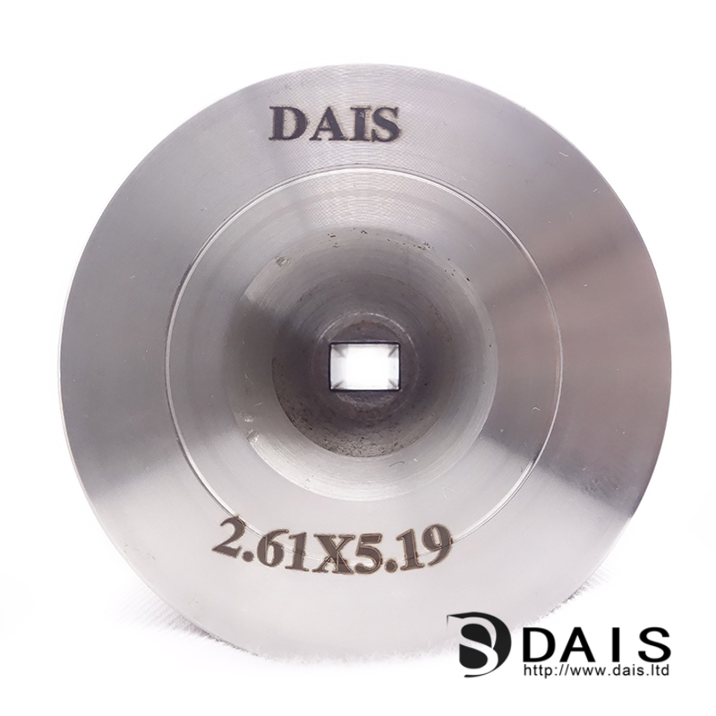 2.61x5.19mm Shaped PCD Wire Drawing Die